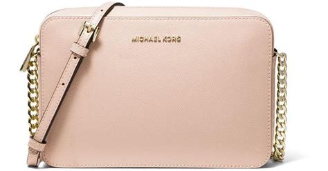 michael kors jet set pink pale|Michael Kors crossbody jet set.